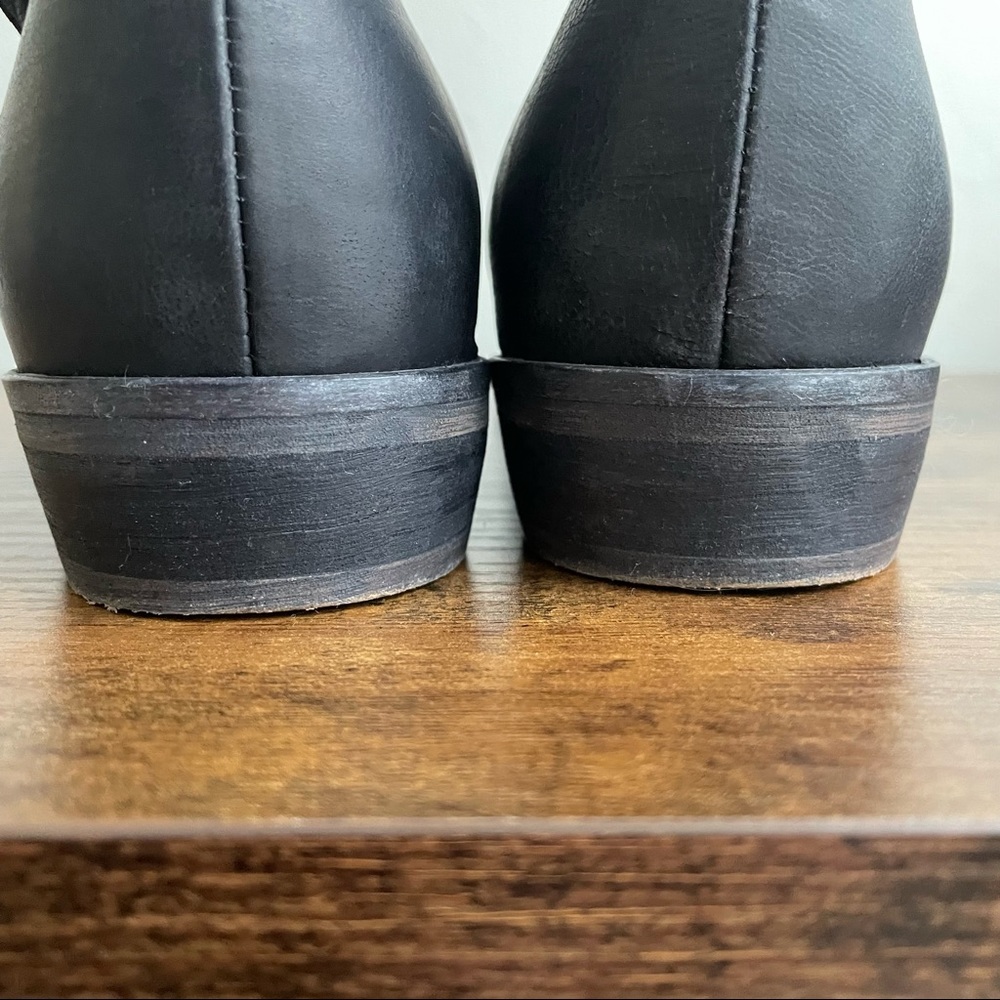 Free People Royale Pointed Toe Flat in Black - Picture 6 of 11